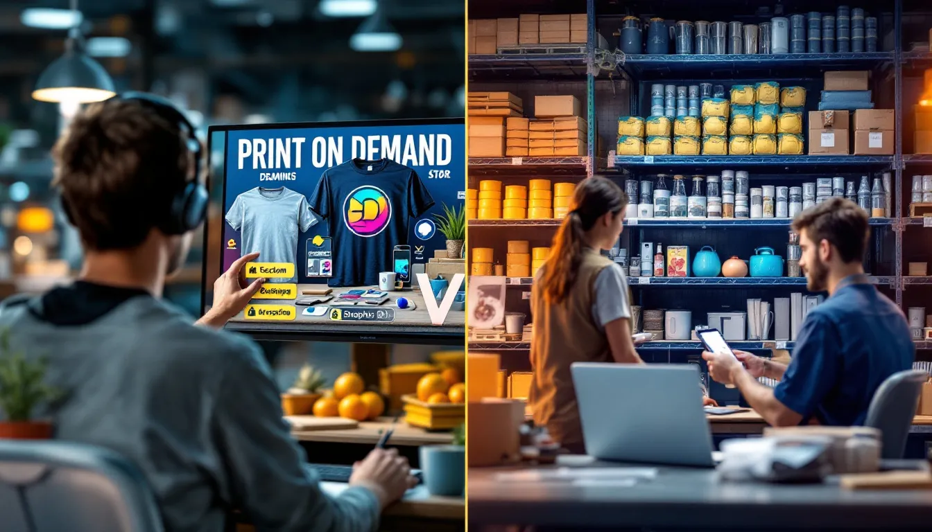 Print on Demand mı Dropshipping mi? E-ticaret Yolculuğunuz İçin Doğru Tercihi Yapın!