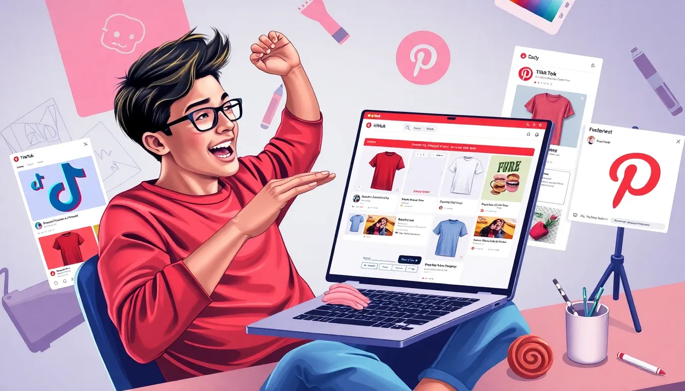 Reklam Bütçesi Yok mu? TikTok ve Pinterest ile POD Mağazanıza Bedava Trafik Çekin!